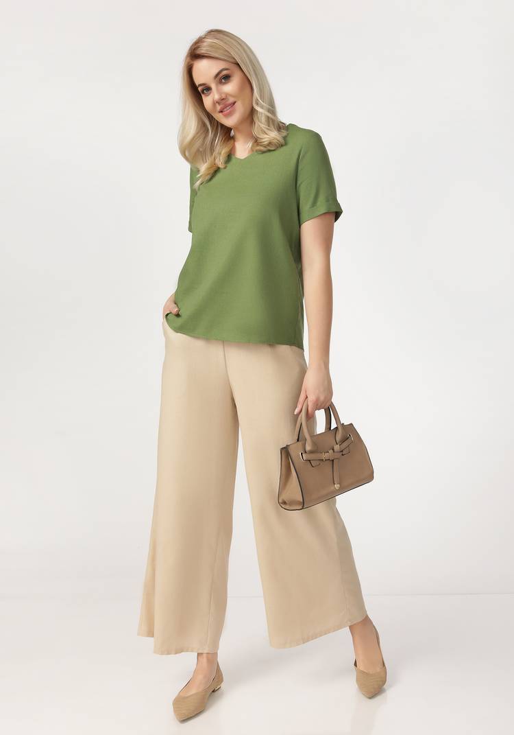 Брюки на резинке со шнурком шир.  750, рис. 20