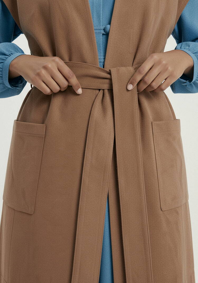 Жилет на запах со спущенным плечом шир.  750, рис. 32