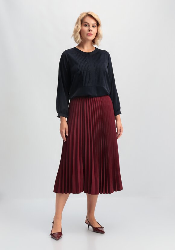 Юбка свободного кроя плиссированная шир.  580, рис. 8