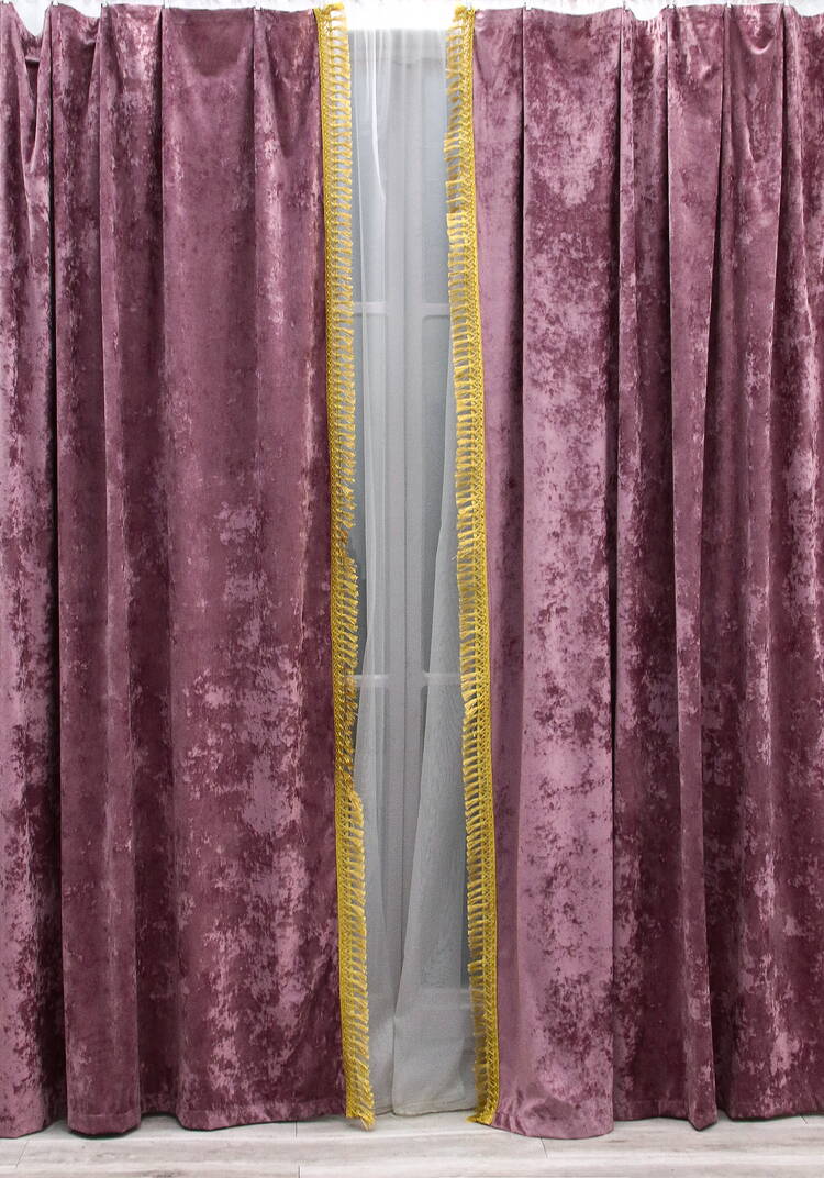 Портьера из бархата Маркиза, 2 шт. шир.  750, рис. 7