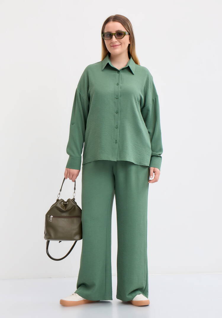 Рубашка свободного кроя с ассиметричным низом шир.  750, рис. 8