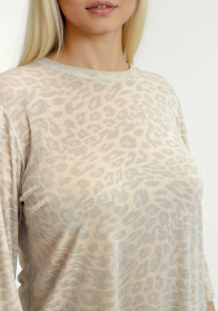 Блуза из ткани с голографическим принтом шир.  750, рис. 13