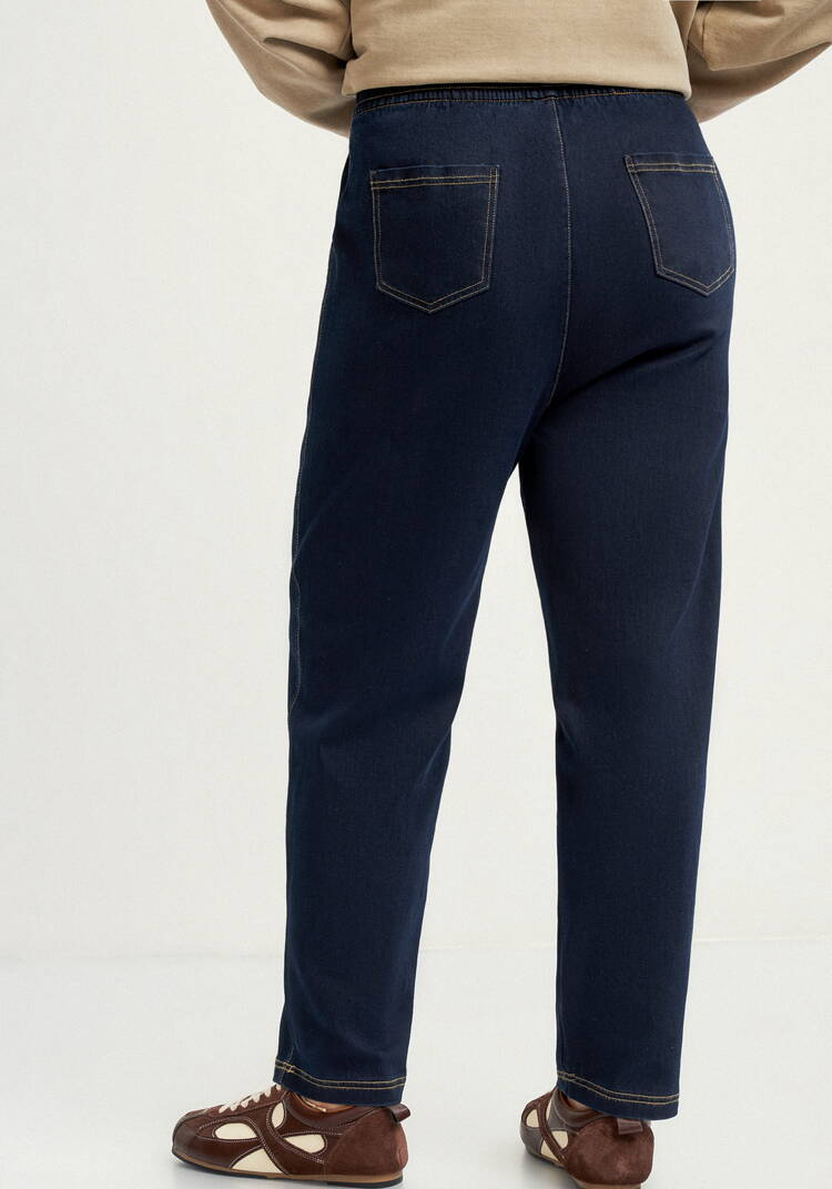 Брюки бананы с миниатюрной вышивкой шир.  750, рис. 3