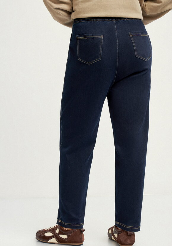 Брюки бананы с миниатюрной вышивкой шир.  580, рис. 3