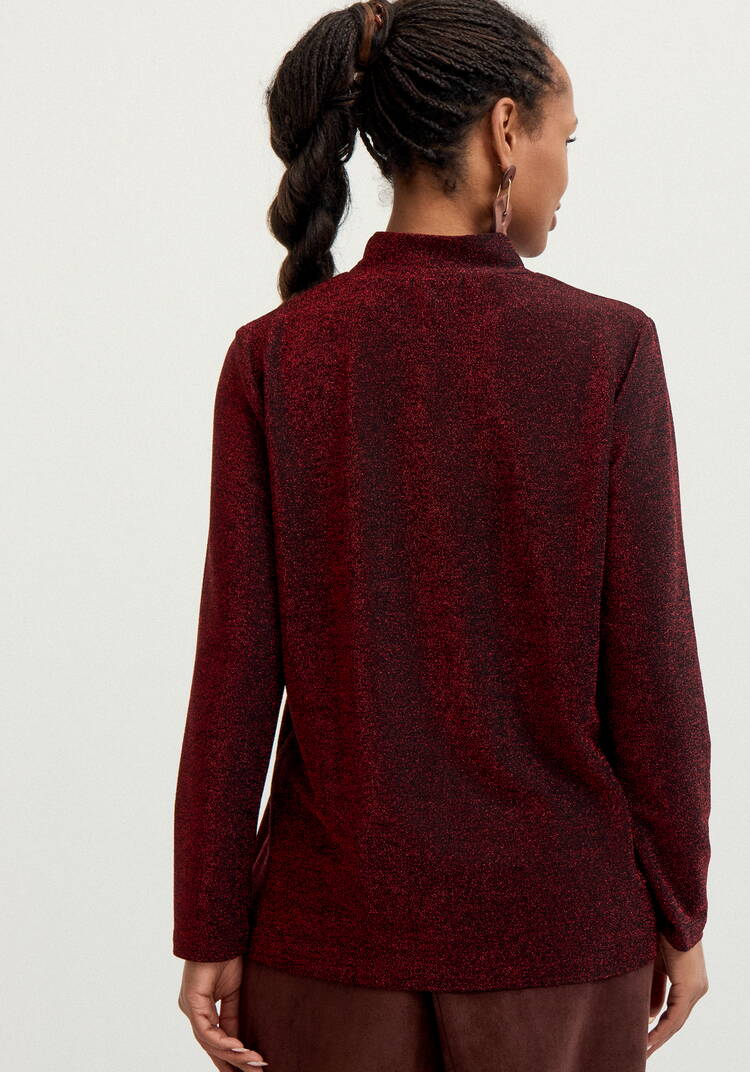 Блуза свободного кроя с мерцанием шир.  750, рис. 19