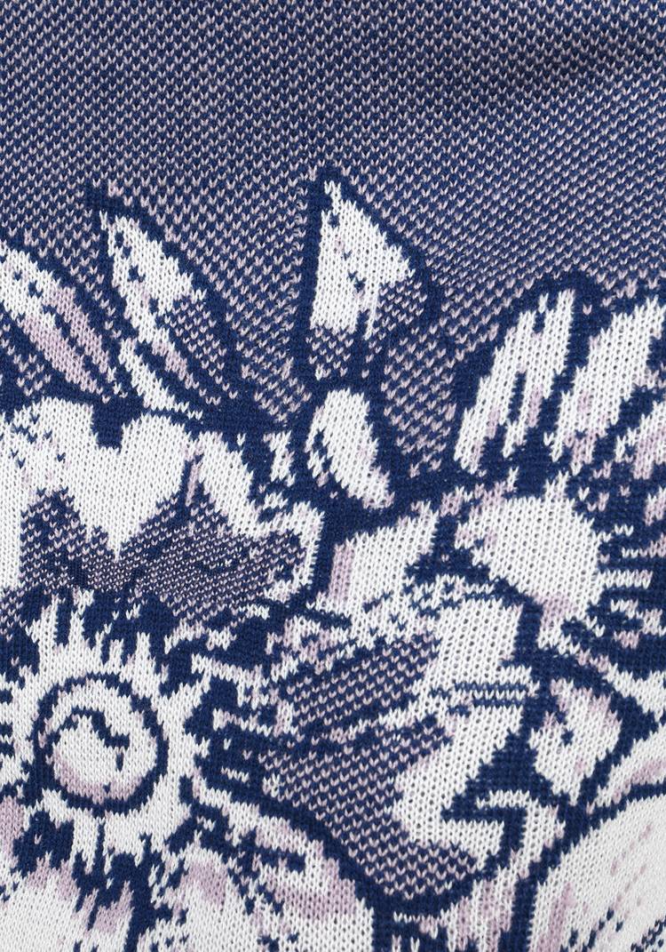 Юбка трикотажная с рисунком Цветы шир.  750, рис. 12