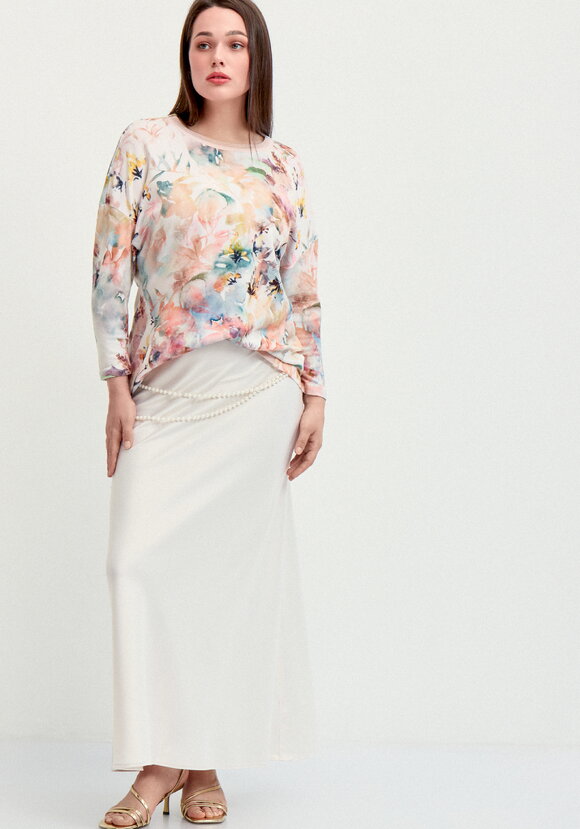 Джемпер оверсайз с акварельным рисунком шир.  580, рис. 10