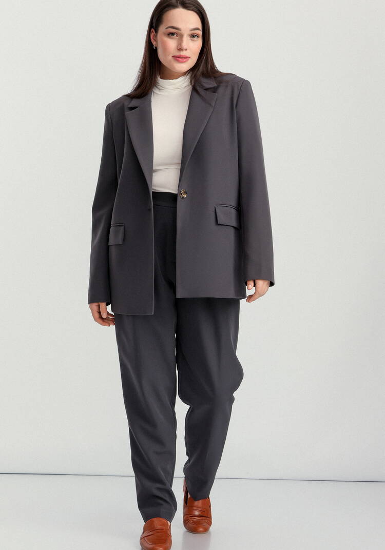 Пиджак однобортный на подкладке шир.  750, рис. 38