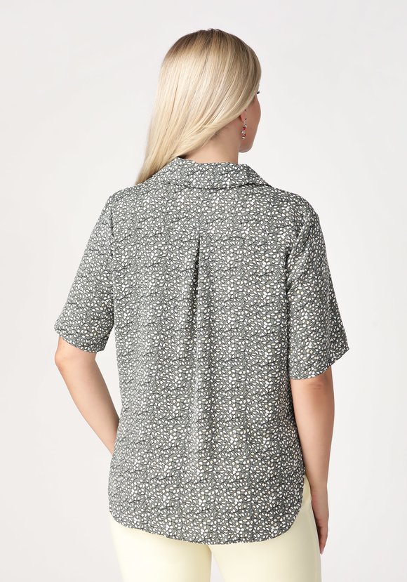 Блуза Прямой взгляд шир.  580, рис. 7