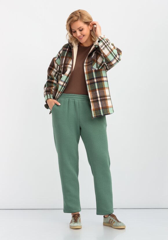 Брюки прямые утеплённые шир.  580, рис. 10