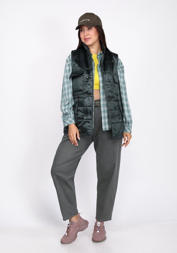 Рубашка из хлопка в клетку шир.  580, рис. 9