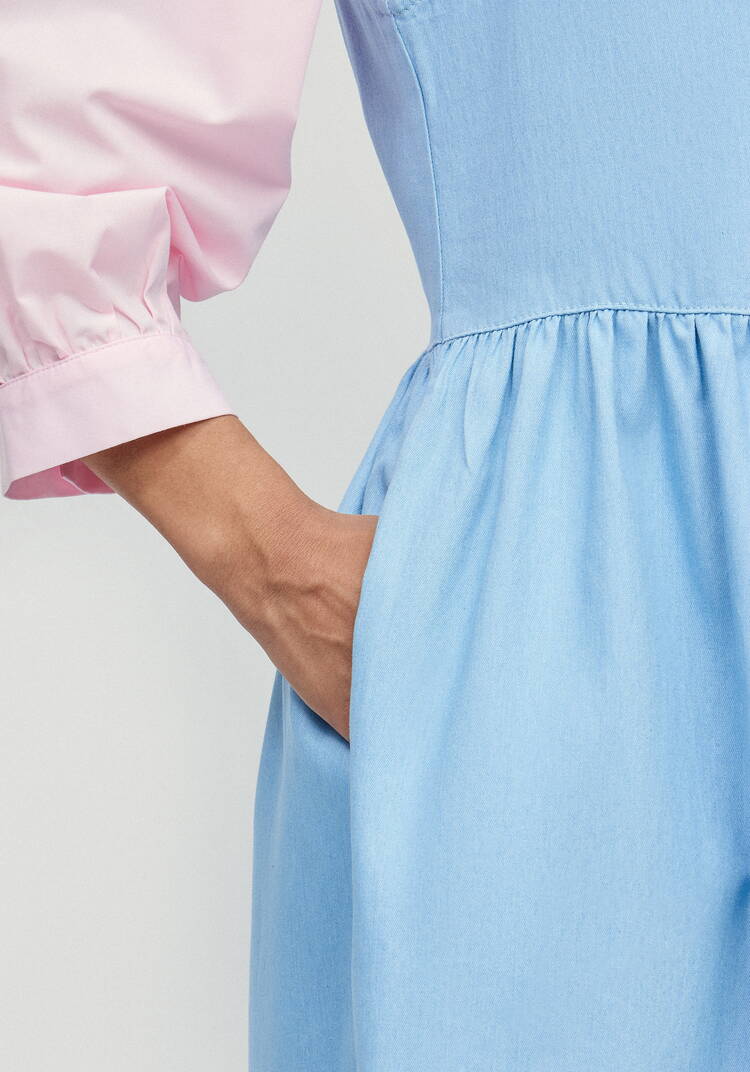 Сарафан оверсайз с отрезной линией талии шир.  750, рис. 15