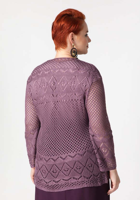 Кардиган Ажурное сочетание шир.  580, рис. 15