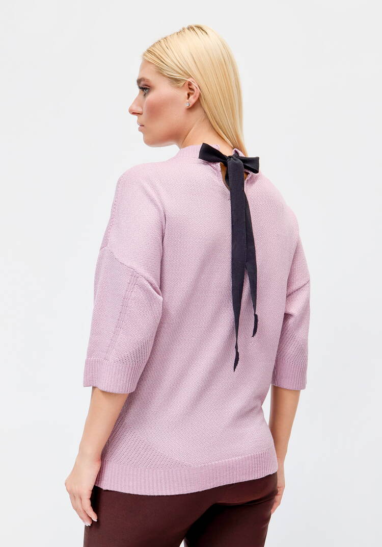 Джемпер с лентами на шее сзади шир.  750, рис. 10