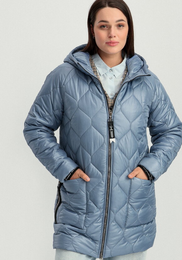 Куртка на молнии с капюшоном Милана шир.  580, рис. 20