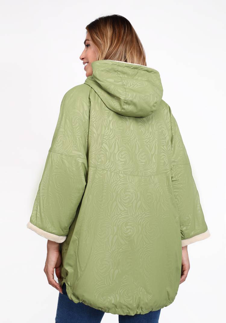 Куртка с капюшоном на подкладке из эко-меха шир.  750, рис. 14