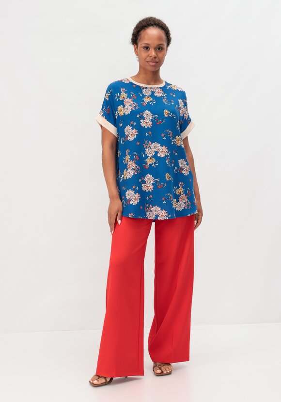 Блуза с цветочным принтом Аманда шир.  580, рис. 17