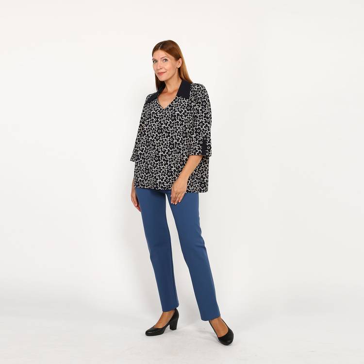 Брюки на широкой резинке прямые шир.  750, рис. 3