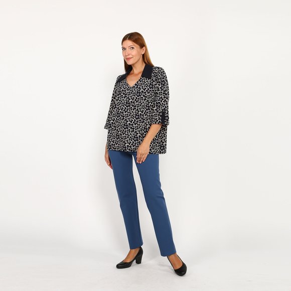 Брюки на широкой резинке прямые шир.  580, рис. 3