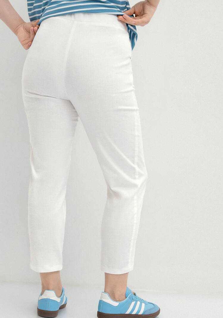 Брюки прямого кроя с поясом на резинке шир.  750, рис. 3