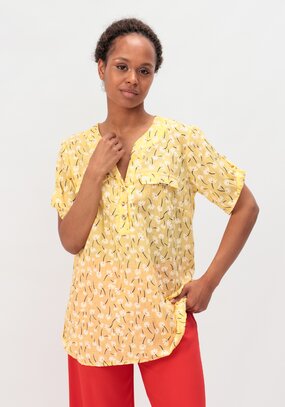 Блуза с цветочным принтом Офелия