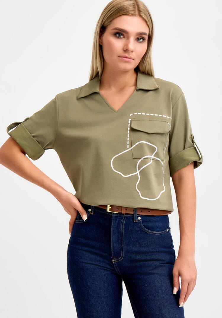 Блуза Чудо шир.  750, рис. 6