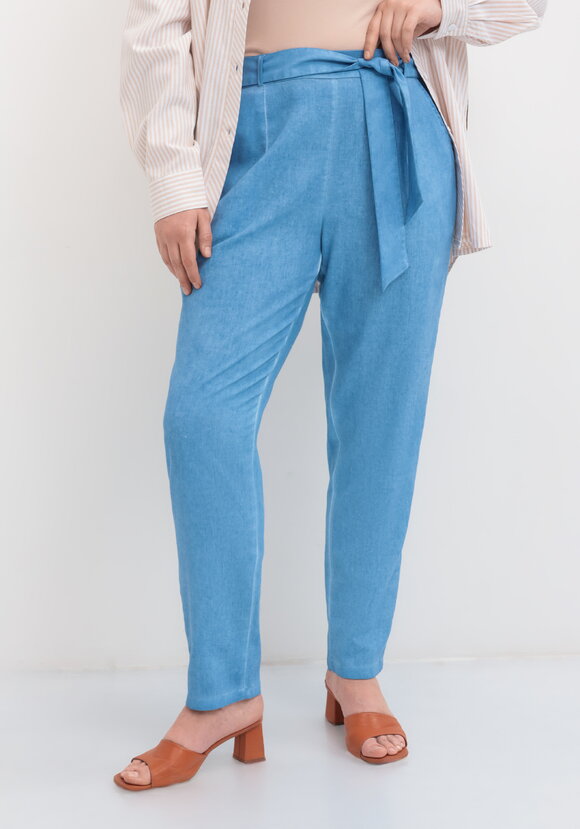 Брюки-бананы с завязками шир.  580, рис. 2