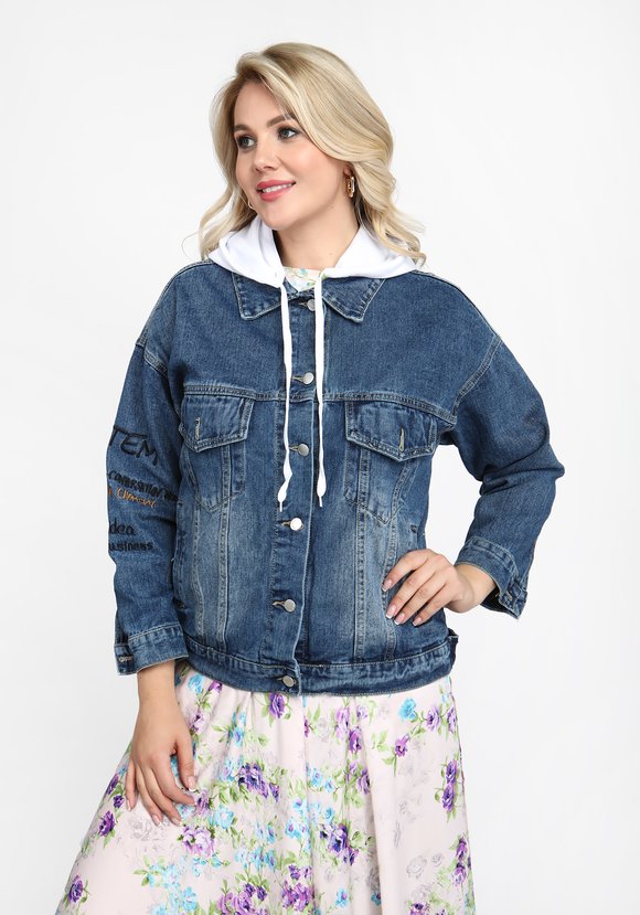 Куртка Яркий принт шир.  580, рис. 13