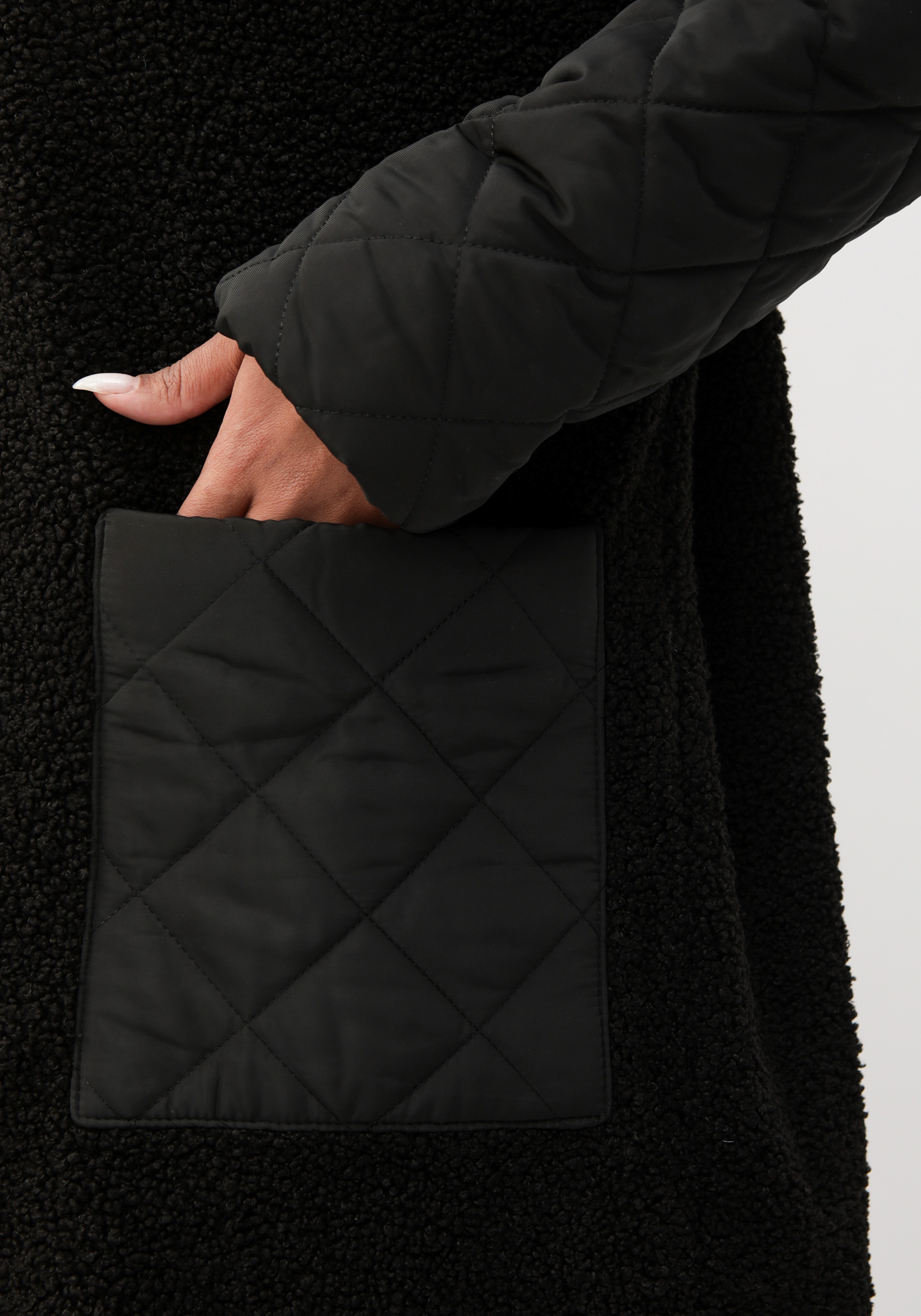 Пальто "Севиль" ZORY, цвет черный, размер 64-66 - фото 5