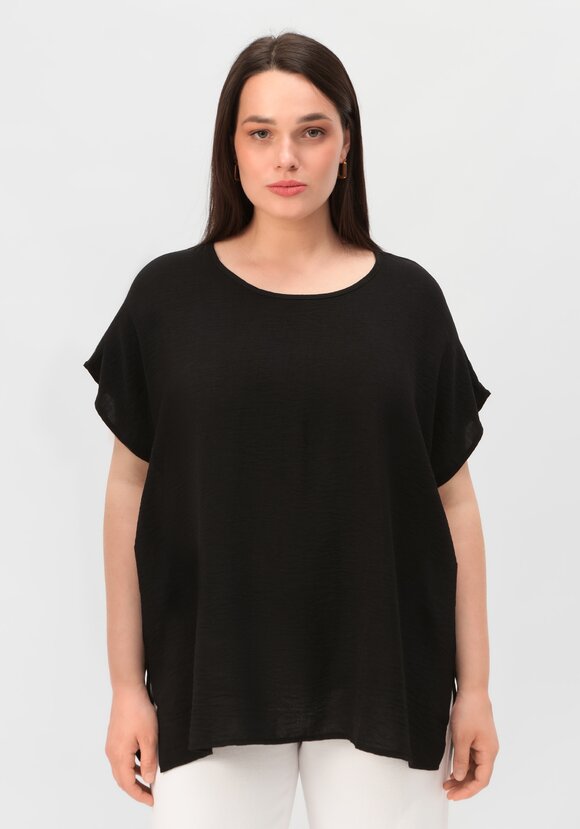 Блуза базовая со спущенной линией плеча шир.  580, рис. 4