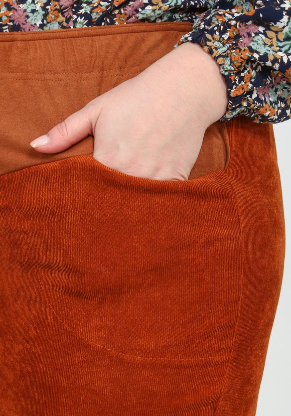 Юбка-миди прямого силуэта шир.  580, рис. 8