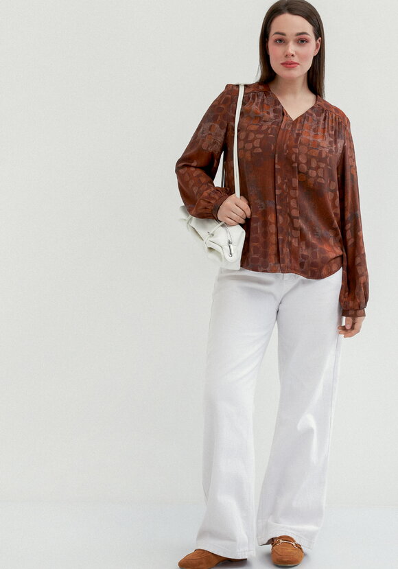 Блуза свободного кроя Омега шир.  580, рис. 15