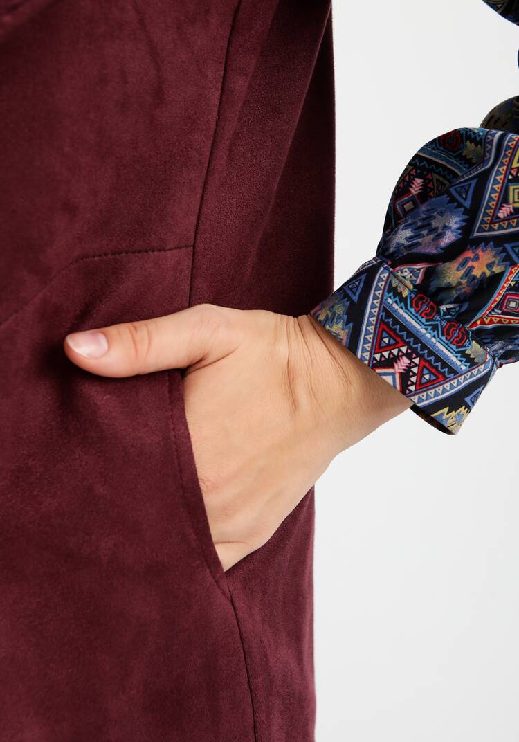 Жилет оверсайз с воротом апаш шир.  750, рис. 5