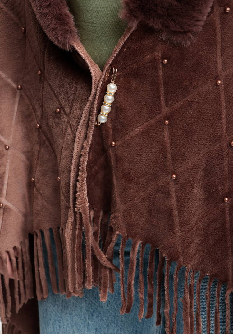 Накидка-палантин с жемчугом и булавкой шир.  750, рис. 25