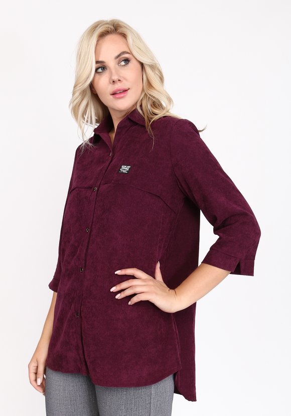 Блуза Вельветовая радость шир.  580, рис. 9