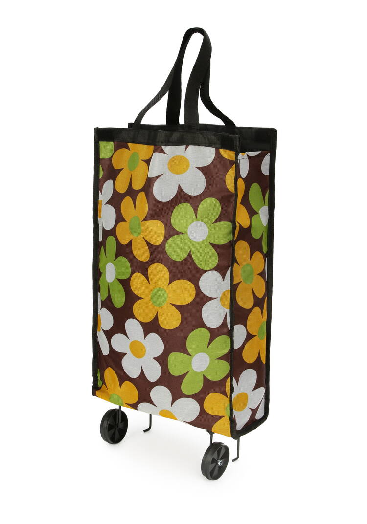 Сумка-тележка складная  Ромашки шир.  750, рис. 2