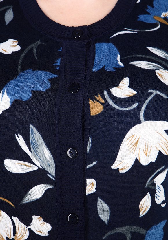 Кардиган Невероятное цветение шир.  580, рис. 4