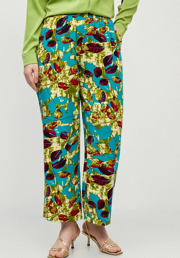 Брюки Калейдоскоп лепестков шир.  750, рис. 21