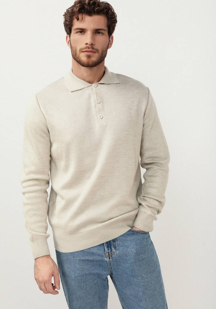 Джемпер-поло на пуговицах шир.  750, рис. 13