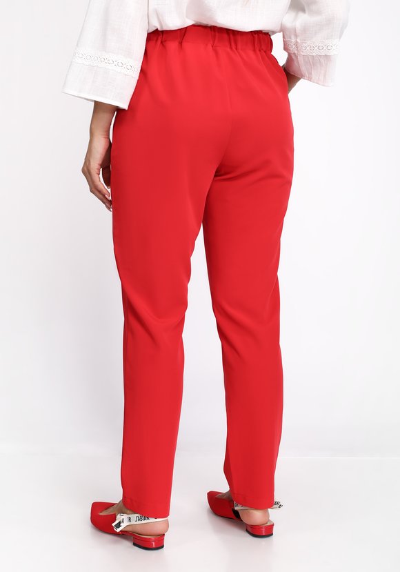 Брюки свободного силуэта зауженные к низу шир.  580, рис. 2