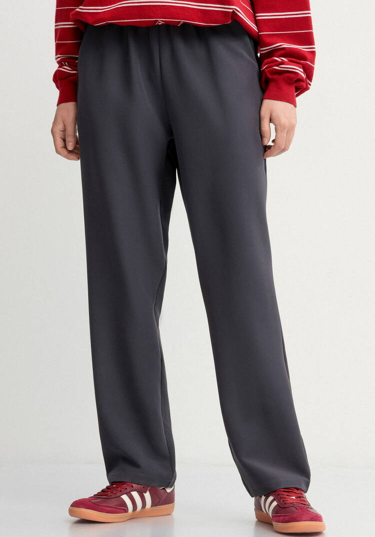 Брюки прямого силуэта зауженные к низу шир.  750, рис. 8