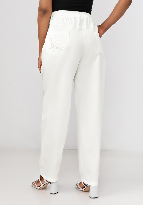 Брюки с вышивкой на кармане шир.  580, рис. 8