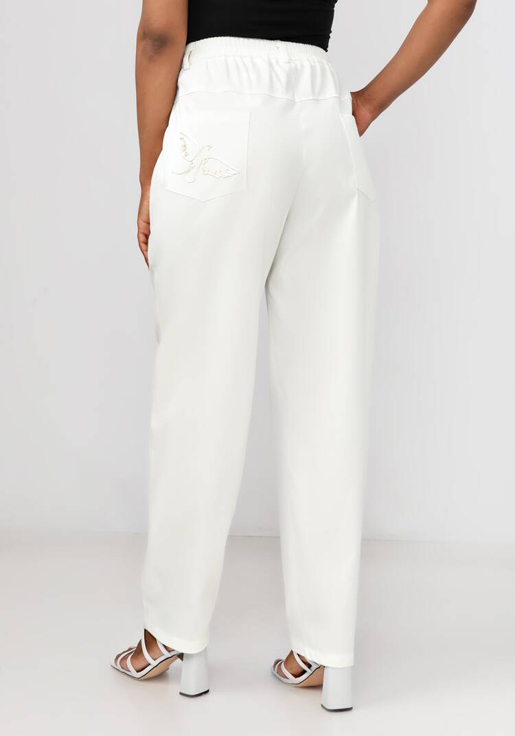 Брюки с вышивкой на кармане шир.  750, рис. 8