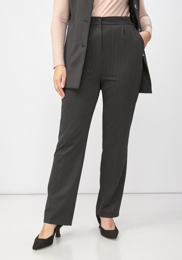 Брюки в полоску прямые шир.  580, рис. 6