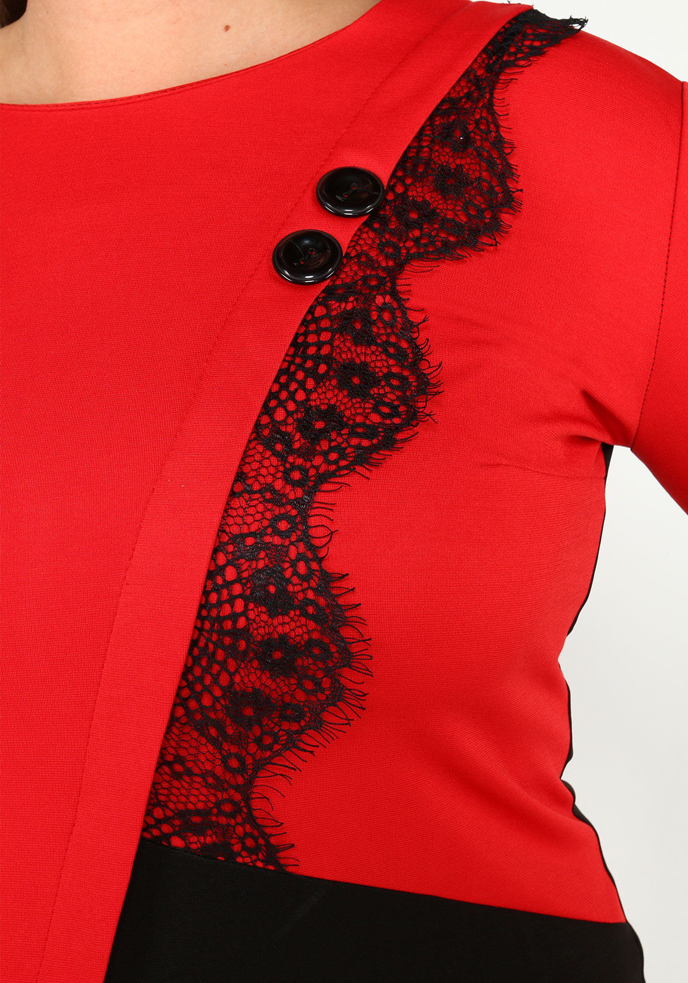 Платье "Романтика Прованса" Likes, размер 50, цвет красный - фото 9