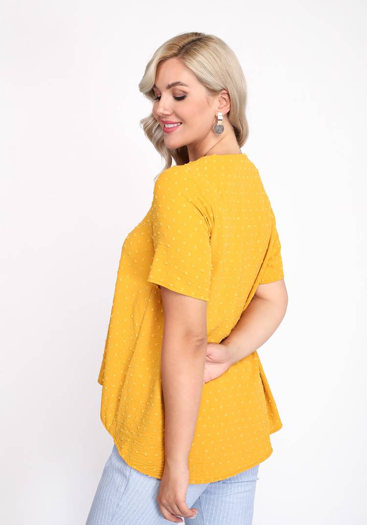 Блуза свободная с вырезом лодочка шир.  750, рис. 5