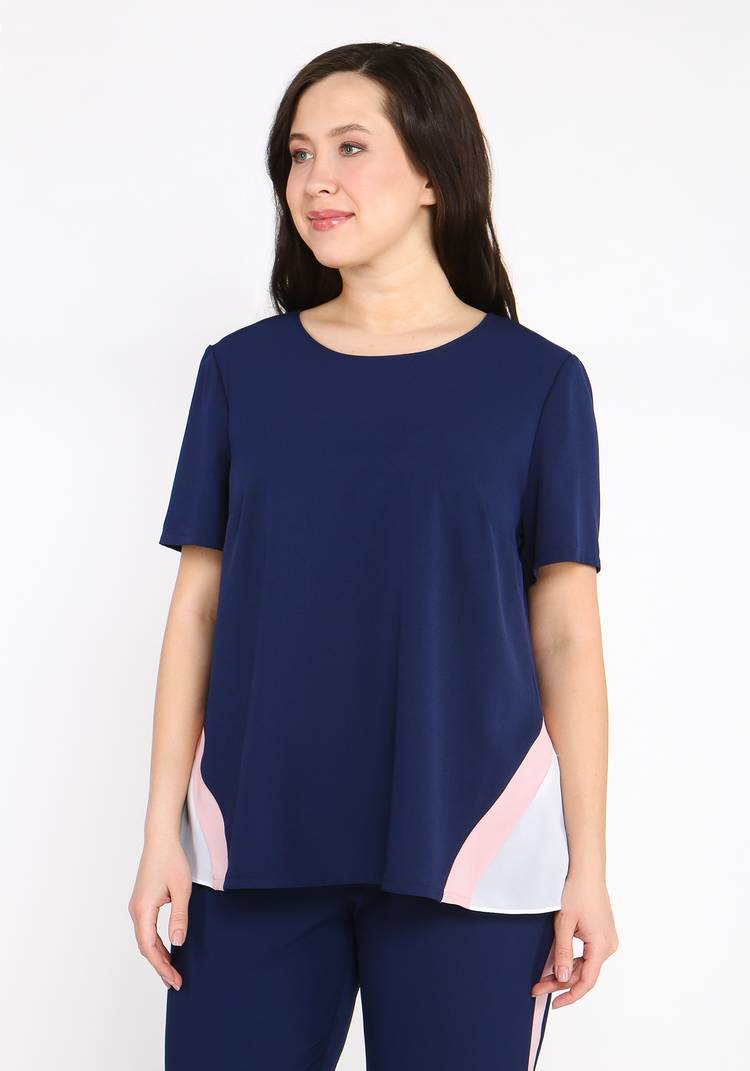 Блуза с коротким рукавом Мия шир.  750, рис. 5