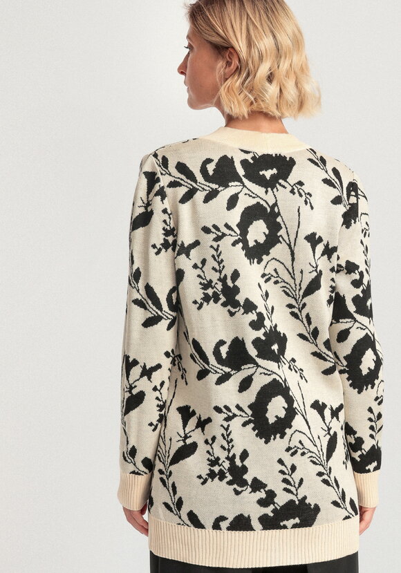 Кардиган с цветочным рисунком шир.  580, рис. 4