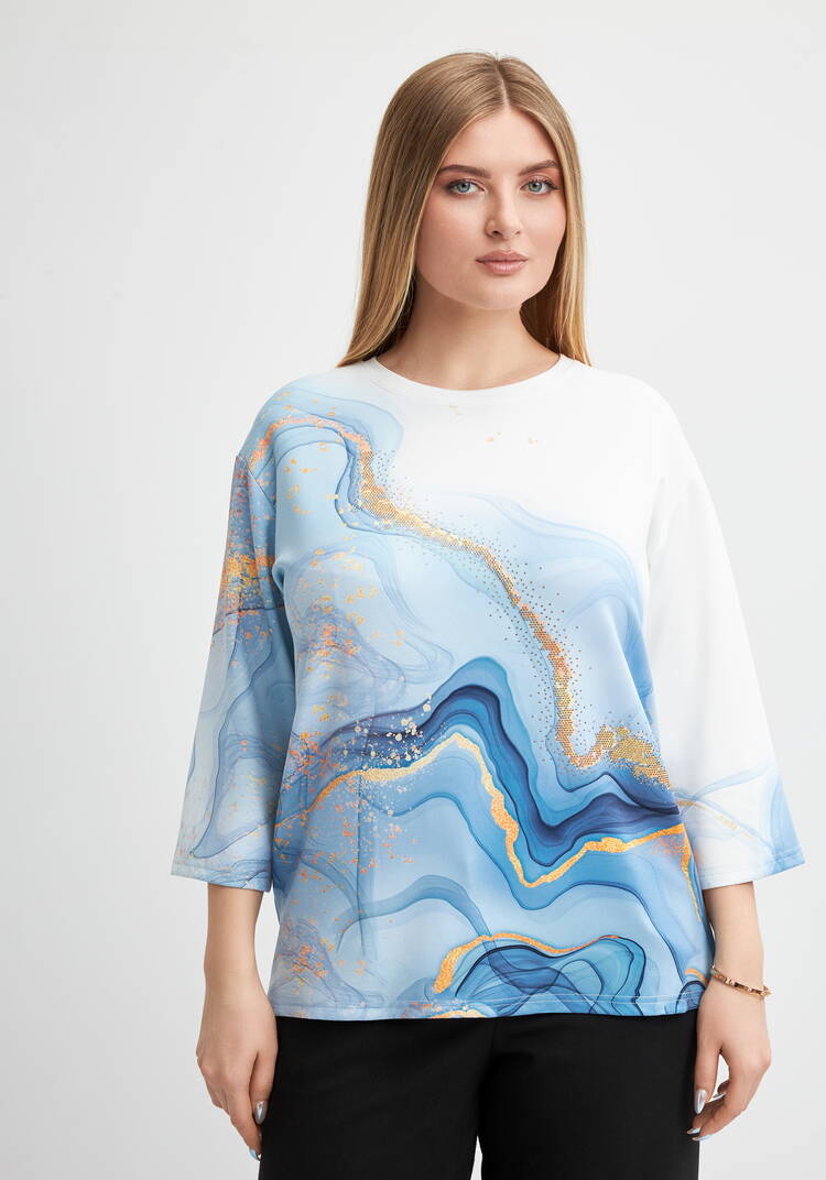 Лонгслив Агата шир.  750, рис. 10