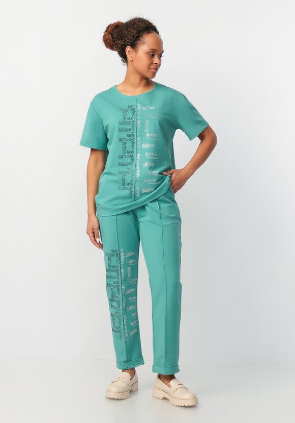 Костюм из брюк и блузы Мия шир.  580, рис. 1